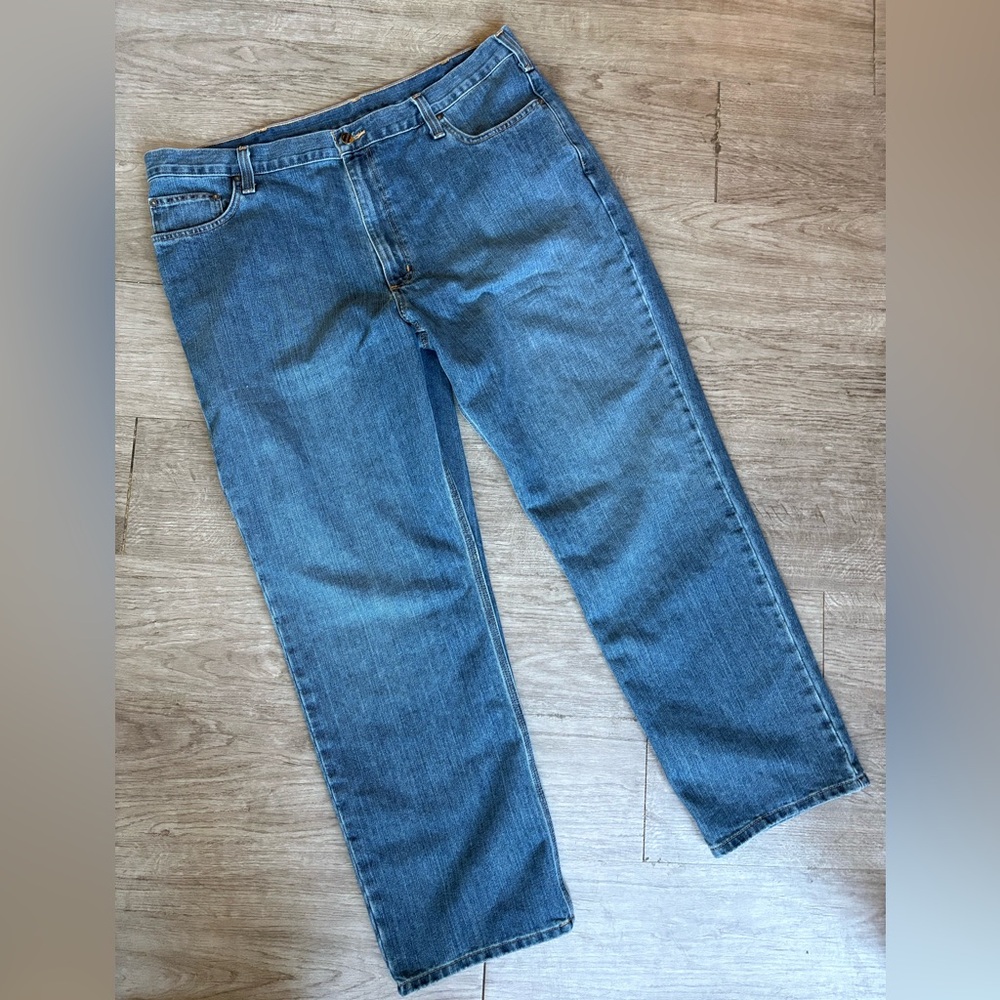 Carhartt Relaxed Fit Jeans 42x32 Workwear Denim Carpenter Style